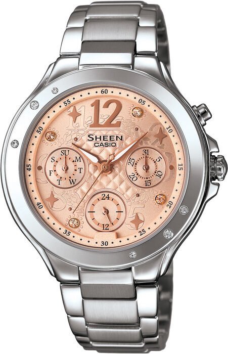 Casio She-3032D-9Audr Sheen Kadın Kol Saati