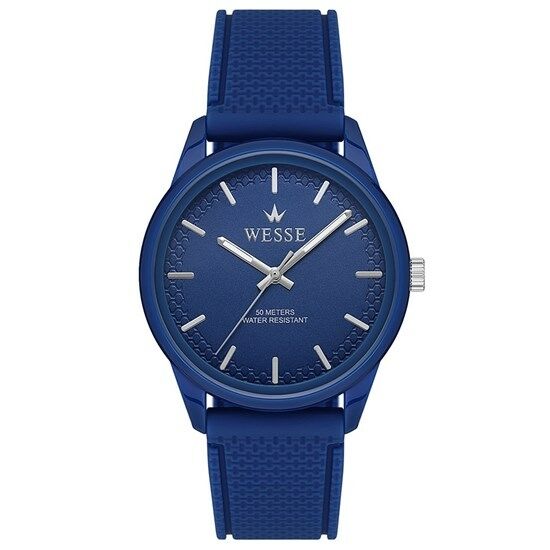 Wesse WWG209303 Quartz Silikon Mavi 40 Mm Erkek Kol Saati
