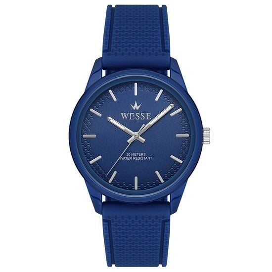 Wesse WWG209303 Quartz Silikon Mavi 40 Mm Erkek Kol Saati