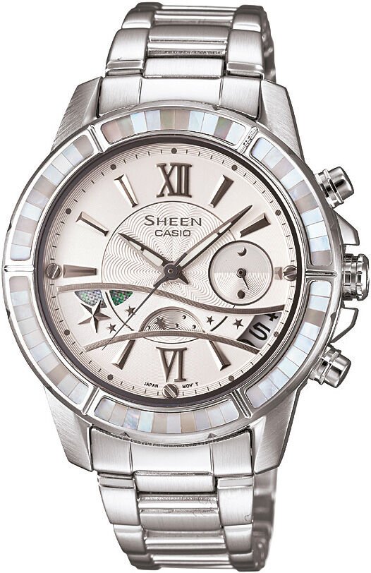 Casio She-5514D-7Adr Sheen Kadın Kol Saati