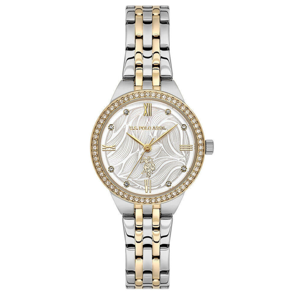 U.s. Polo Assn. USPA2134-03 Quartz Çelik Gri Altın Rengi 30 Mm Kadın Kol Saati