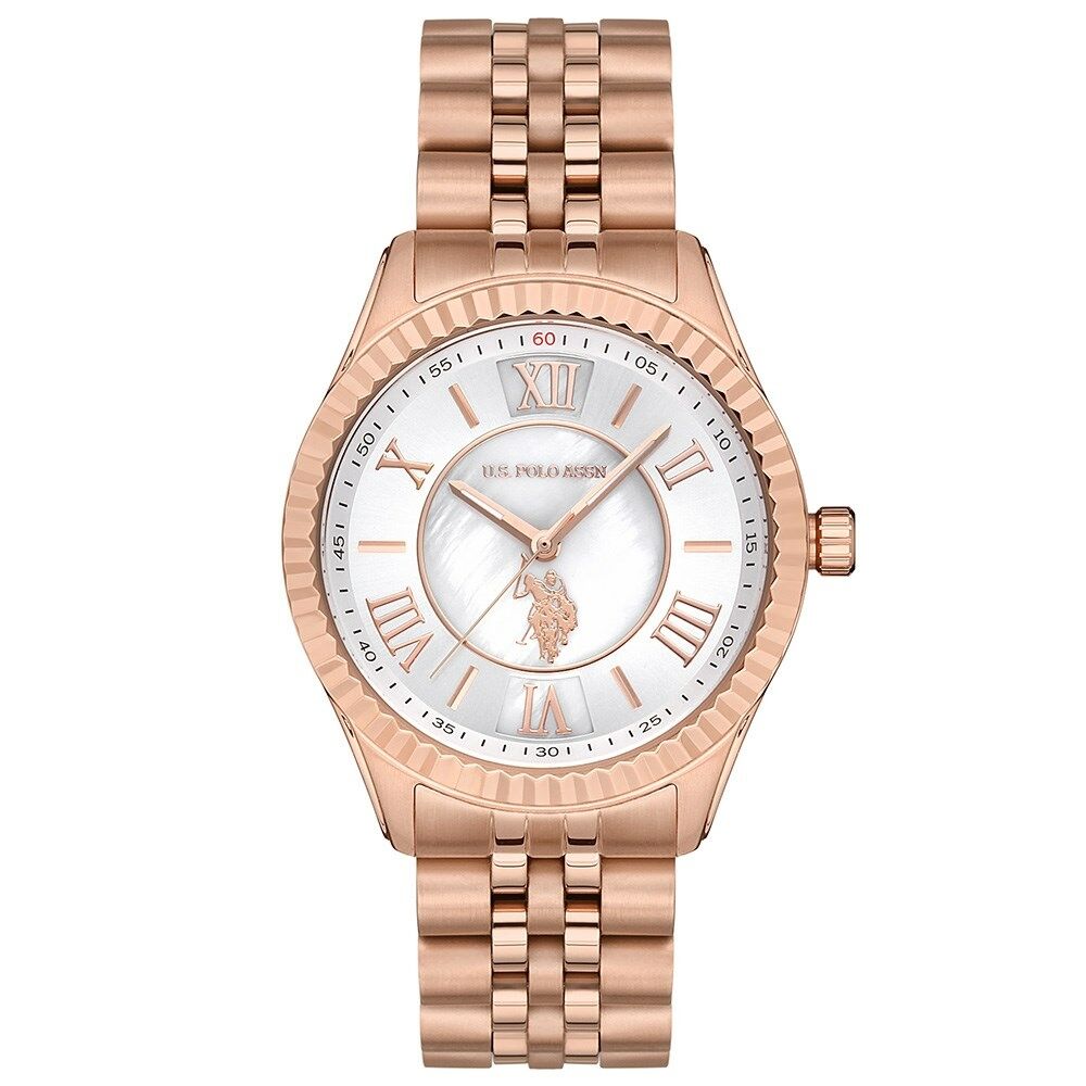 U.s Polo Assn. USPA2028-04 Quartz Çelik Rose Gold Sedef Kadran 36 Mm Kadın Kol Saati