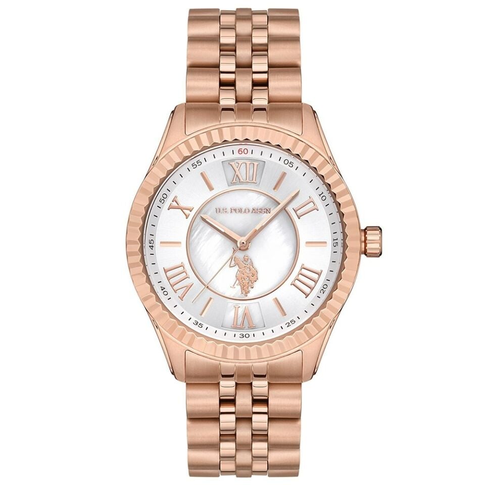 U.s Polo Assn. USPA2028-04 Quartz Çelik Rose Gold Sedef Kadran 36 Mm Kadın Kol Saati