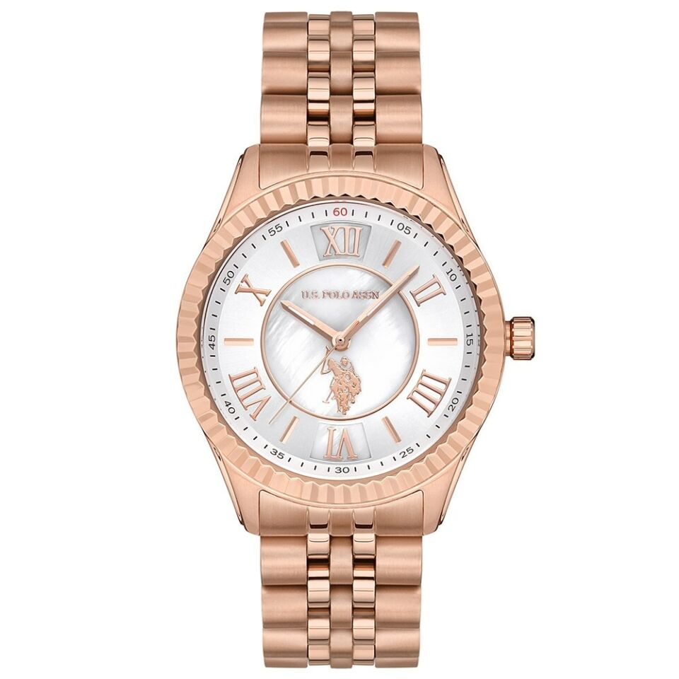 U.s Polo Assn. USPA2028-04 Quartz Çelik Rose Gold Sedef Kadran 36 Mm Kadın Kol Saati