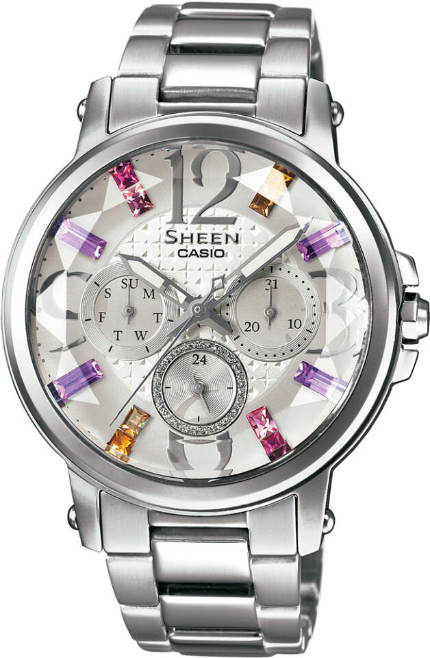 Casio She-3035D-7Audr Sheen Kadın Kol Saati