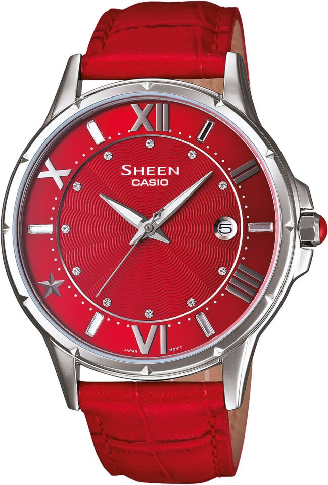 Casio She-4024L-4Adr Sheen Kadın Kol Saati