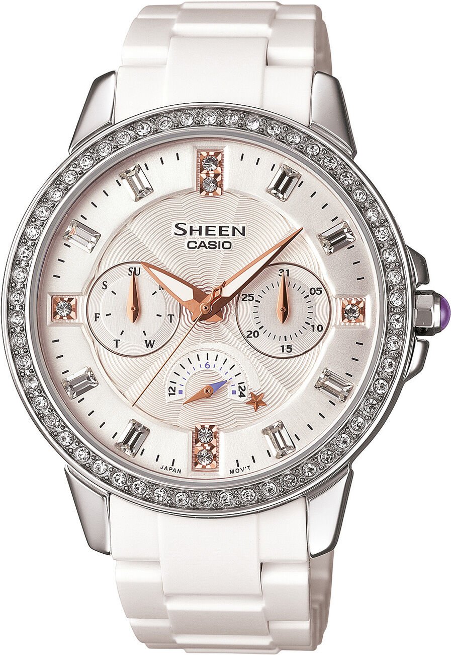 Casio She-3023-7Adr Sheen Kadın Kol Saati