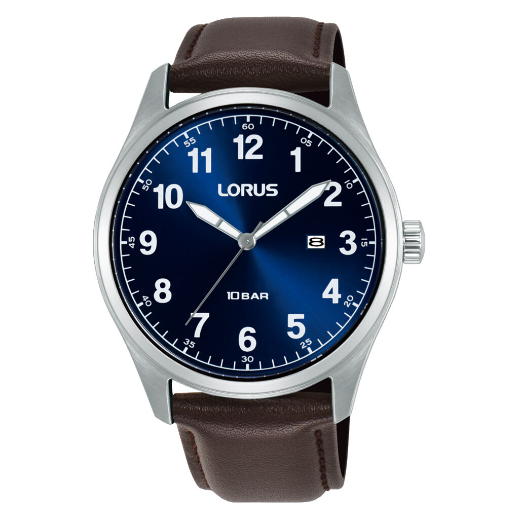 Lorus RH977SX9 Quartz Deri Kahverengi 10 Atm 42 Mm Erkek Kol Saati