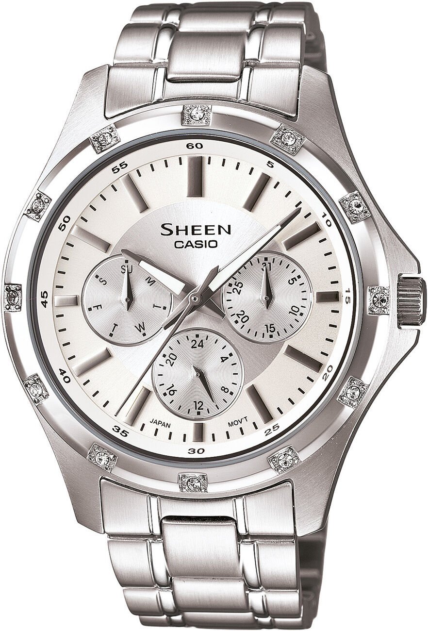 Casio She-3801D-7Adr Sheen Kadın Kol Saati
