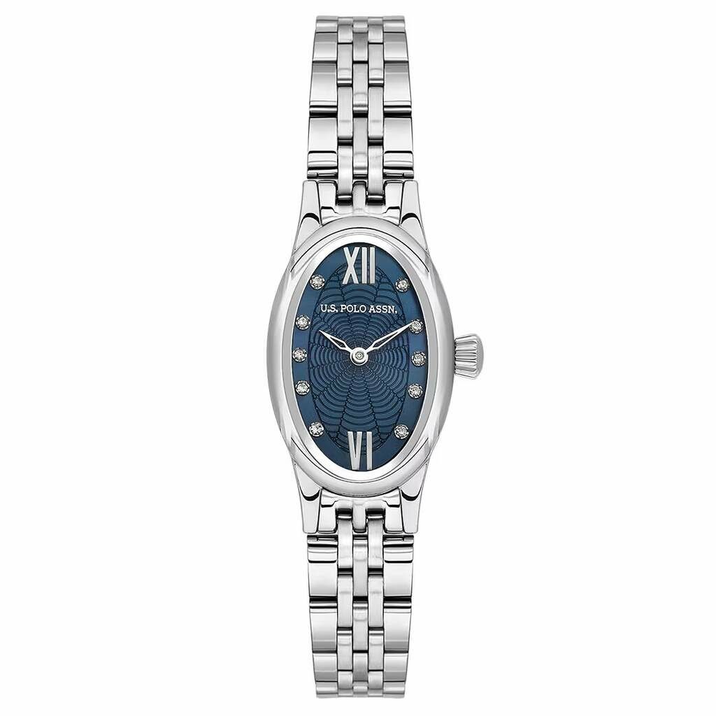 U.s. Polo Assn. USPA2165-04 Quartz Çelik Gri Lacivert Kadran 20X39 Mm Kadın Kol Saati