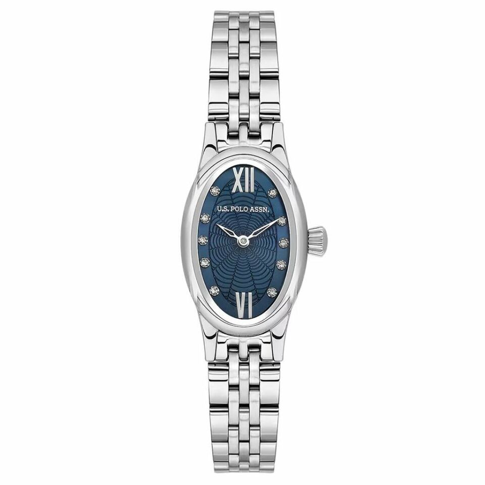 U.s. Polo Assn. USPA2165-04 Quartz Çelik Gri Lacivert Kadran 20X39 Mm Kadın Kol Saati