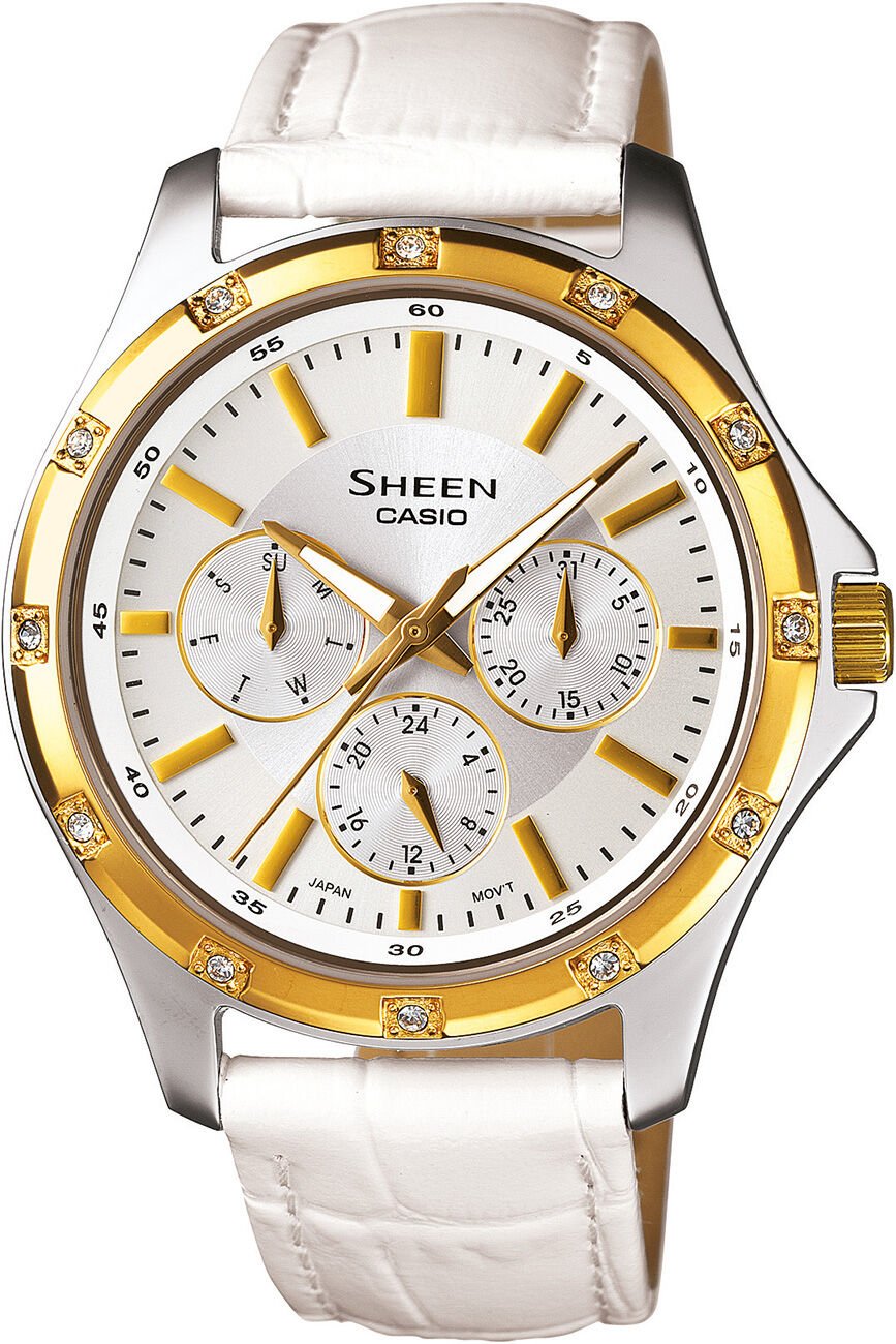 Casio She-3801Gl-7Adr Sheen Kadın Kol Saati
