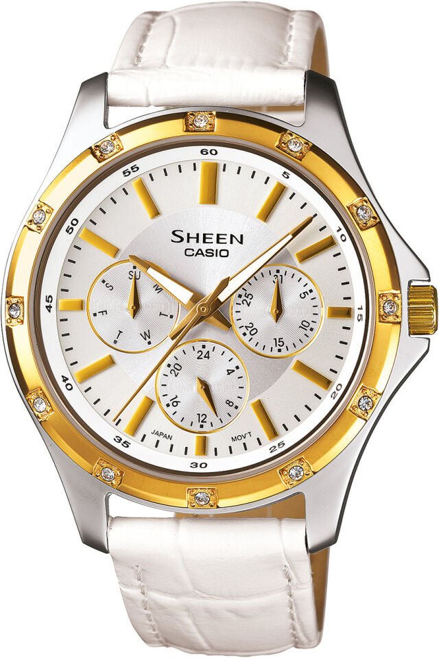 Casio She-3801Gl-7Adr Sheen Kadın Kol Saati