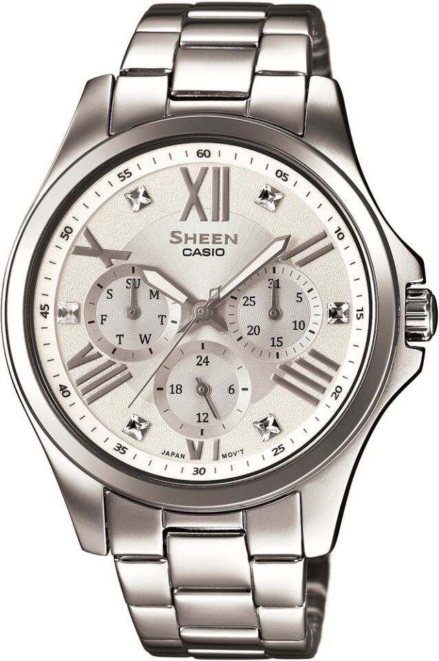 Casio She-3806D-7Audr Sheen Kadın Kol Saati