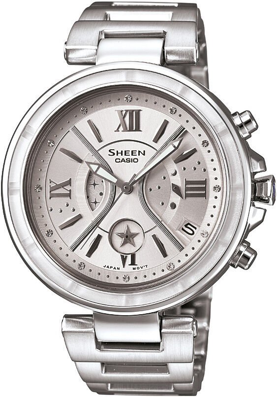 Casio She-5515D-7Adr Sheen Kadın Kol Saati