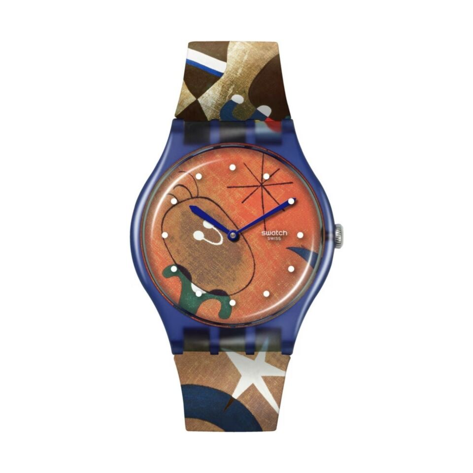 Swatch So29Z136 Miro's Women & Bird İn The Moonlight Unisex Kol Saati