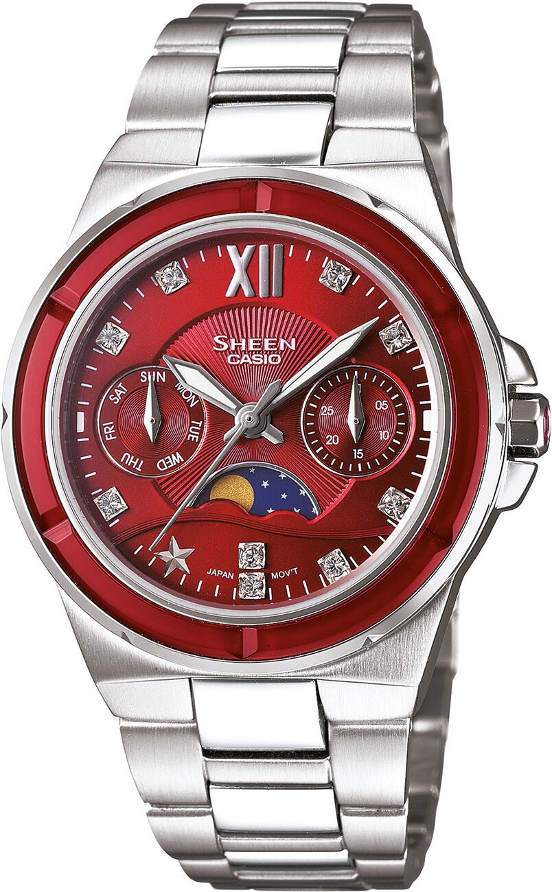 Casio She-3500D-4Adr Sheen Kadın Kol Saati