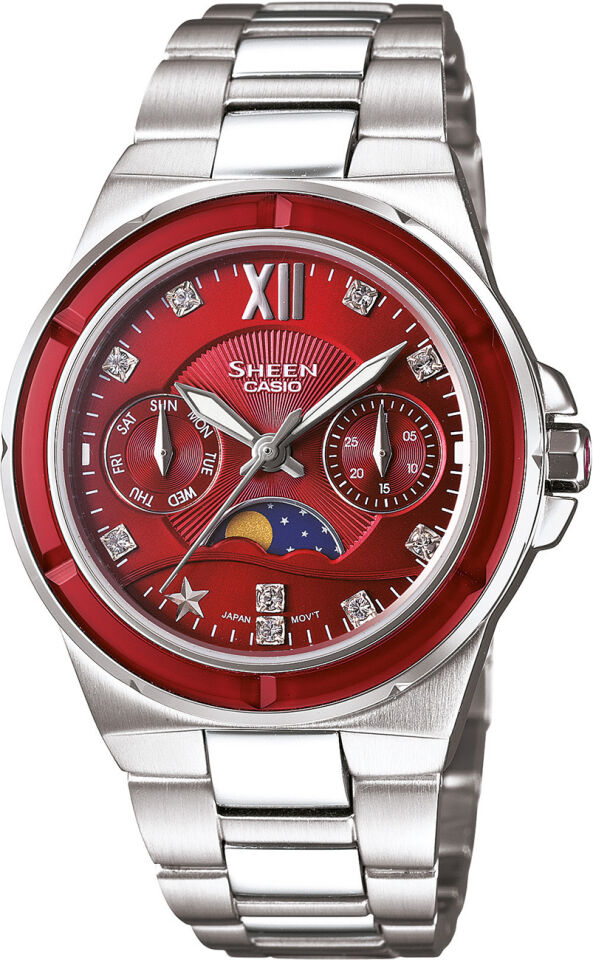 Casio SHE-3500D-4ADR Sheen Kadın Kol Saati