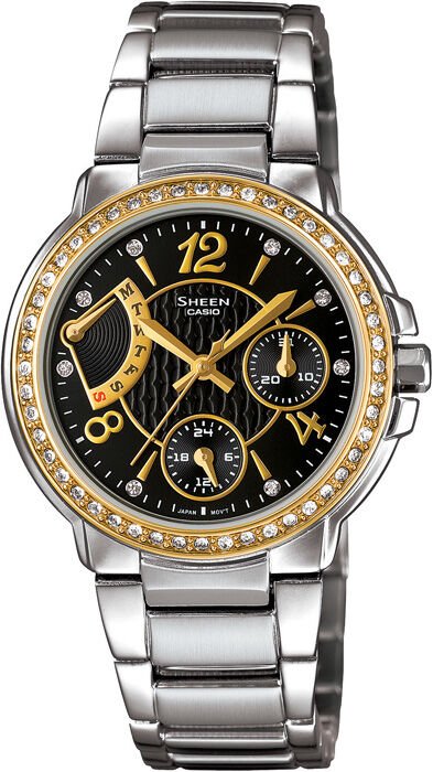 Casio Shn-3008Sg-1Adr Sheen Kadın Kol Saati
