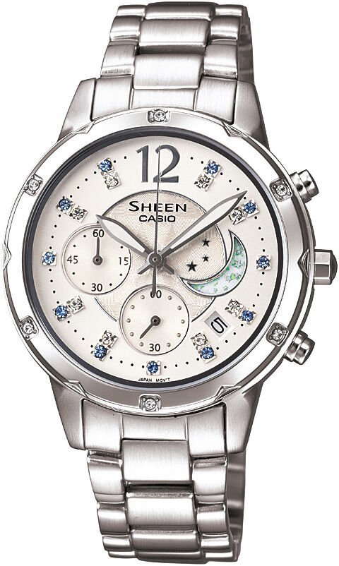 Casio She-5017D-7Adf Sheen Kadın Kol Saati