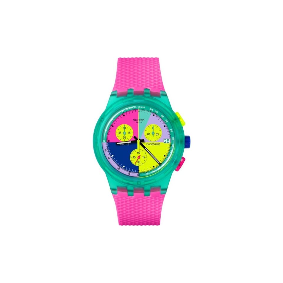 Swatch Susg408 Neon Flash Arrow Erkek Kol Saati