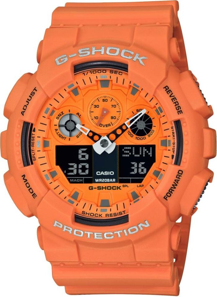 Casio Ga-100Rs-4Adr G-Shock Erkek Kol Saati