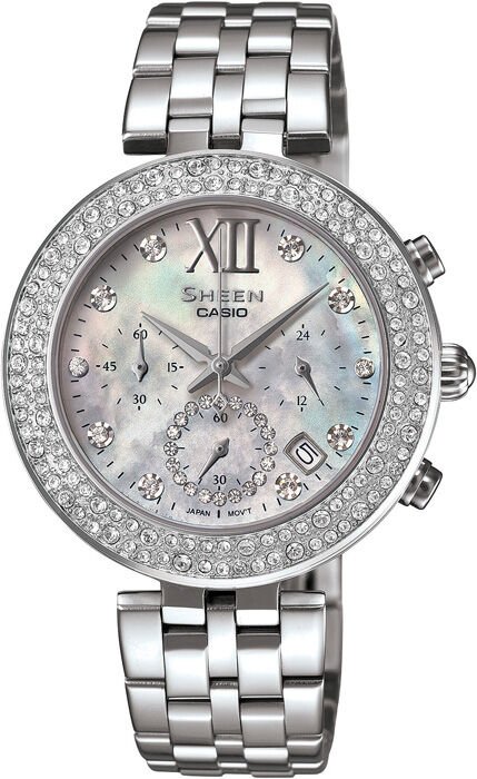 Casio She-5518D-7Audr Sheen Kadın Kol Saati