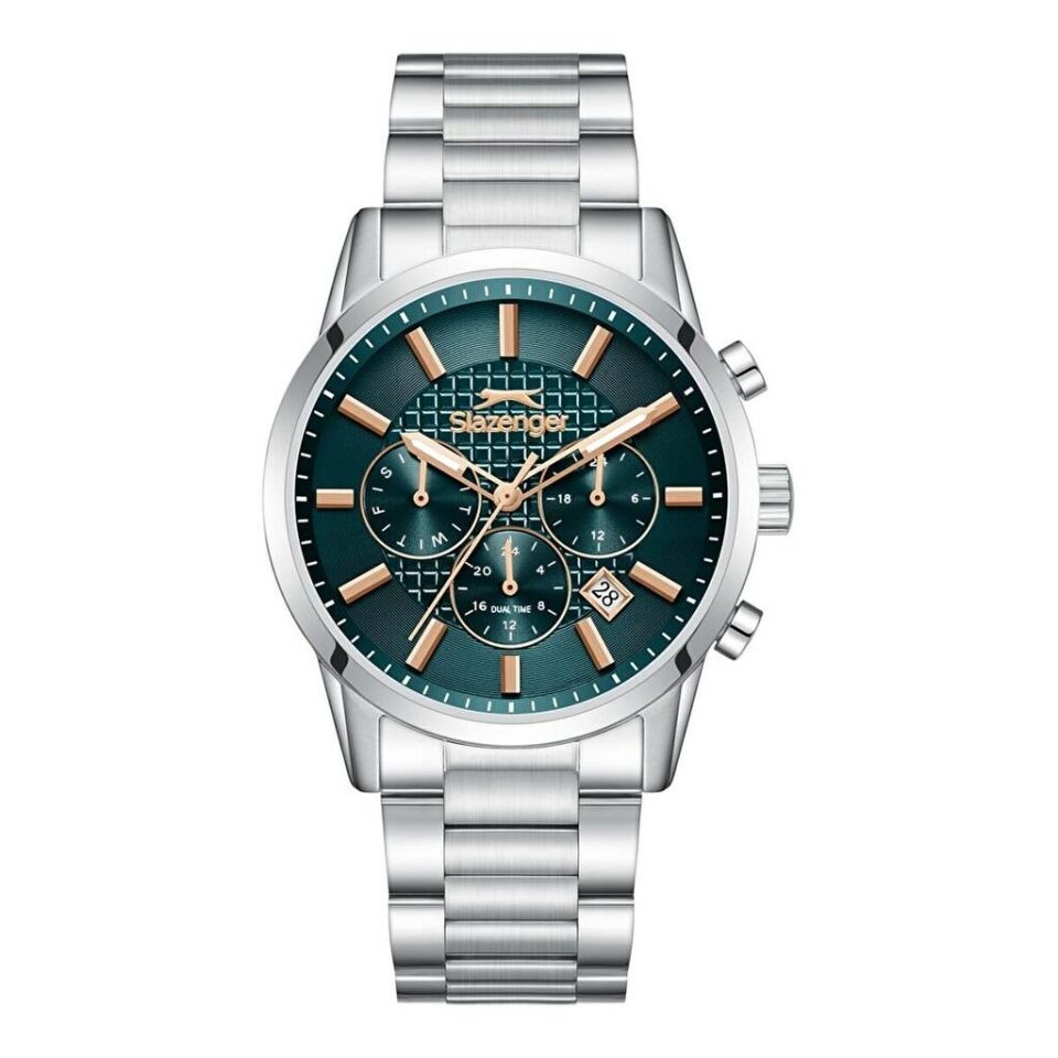 Slazenger SL.09.2648.2.370 Quartz Çelik Gri 10 Atm 42 Mm Erkek Kol Saati