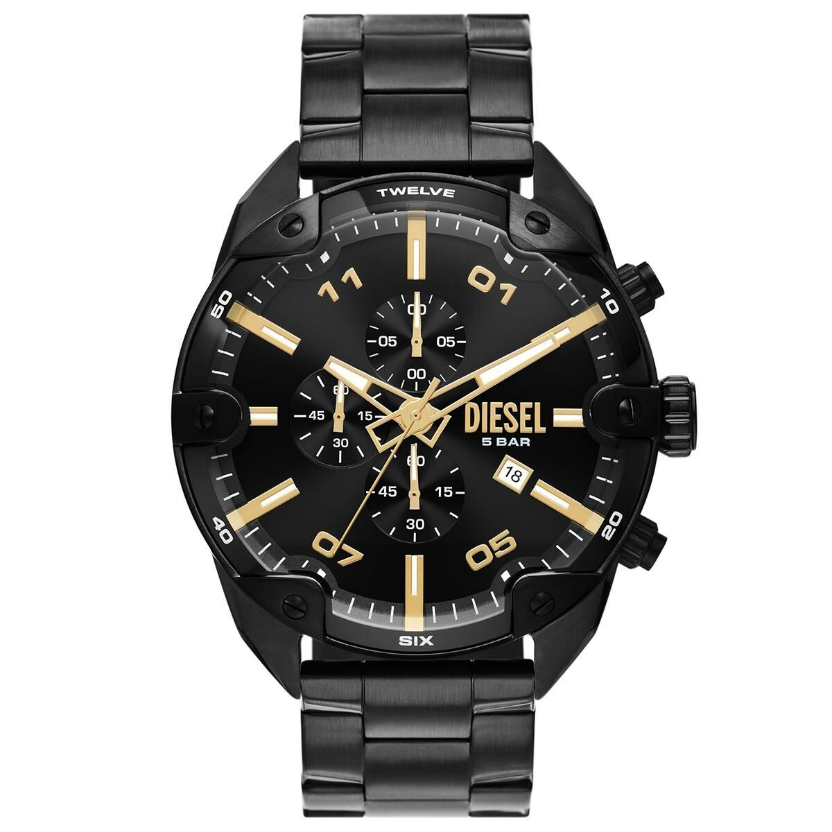 Diesel DZ4644 Quartz Çelik Siyah 49 Mm Erkek Kol Saati