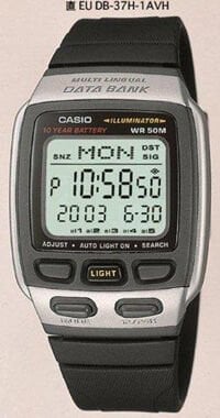 Casio Db-37H-1Avdf Databank Erkek Kol Saati