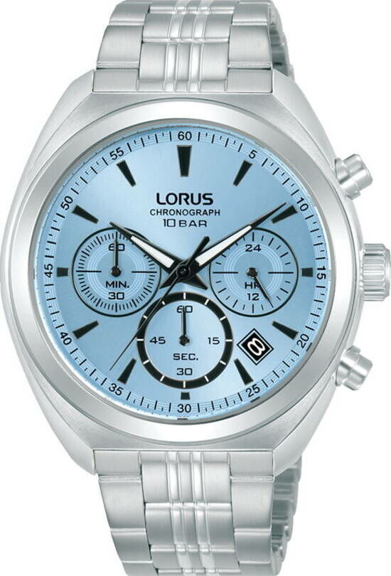 Lorus RT385KX9 Quartz Çelik Mavi Kadran 41 Mm Erkek Kol Saati