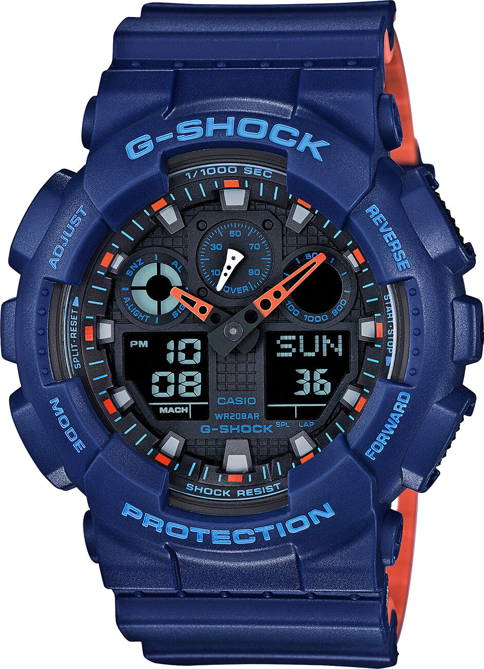 Casio GA-100L-2ADR G-Shock Erkek Kol Saati