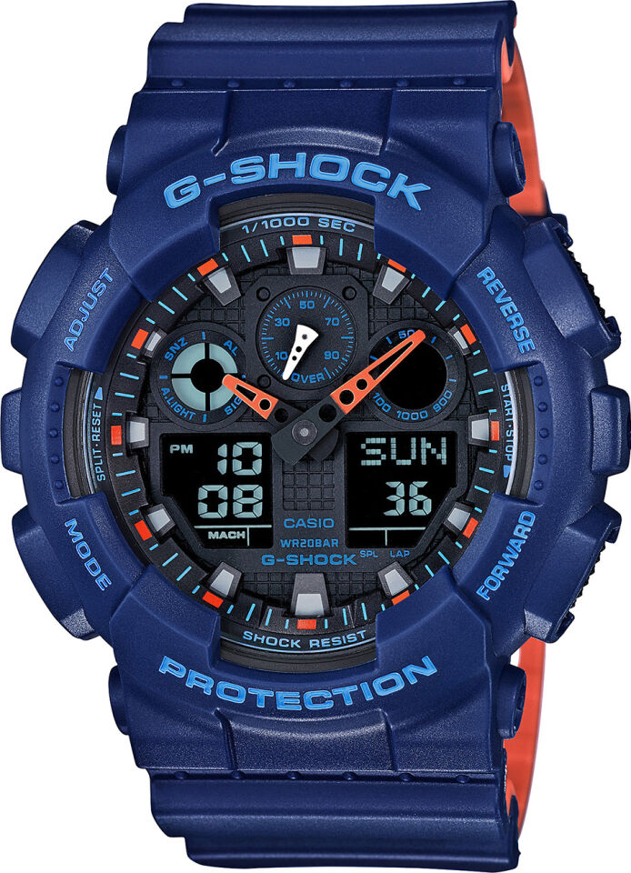 Casio GA-100L-2ADR G-Shock Erkek Kol Saati