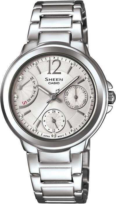 Casio She-3804D-7Audr Sheen Kadın Kol Saati