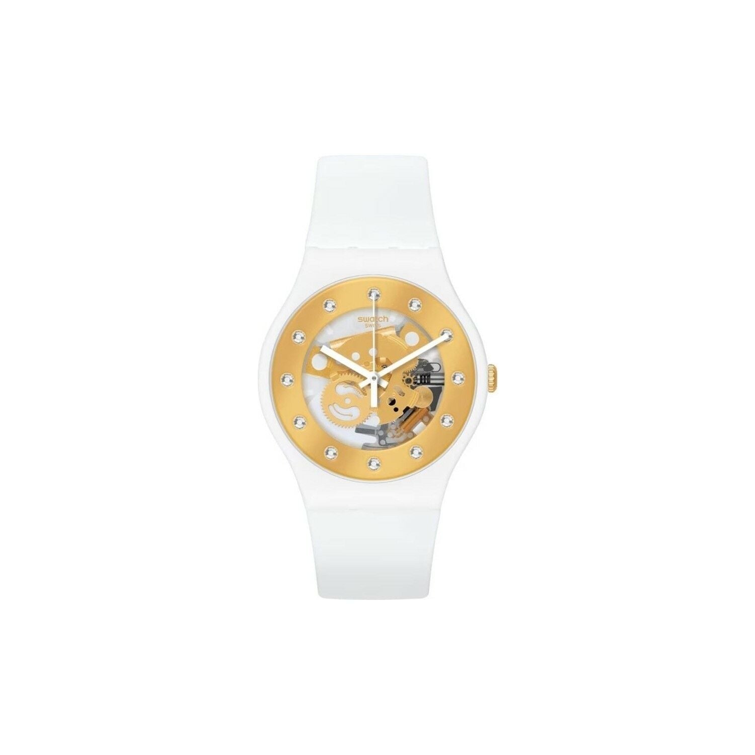 Swatch So29W105-S14 Unisex Kol Saati