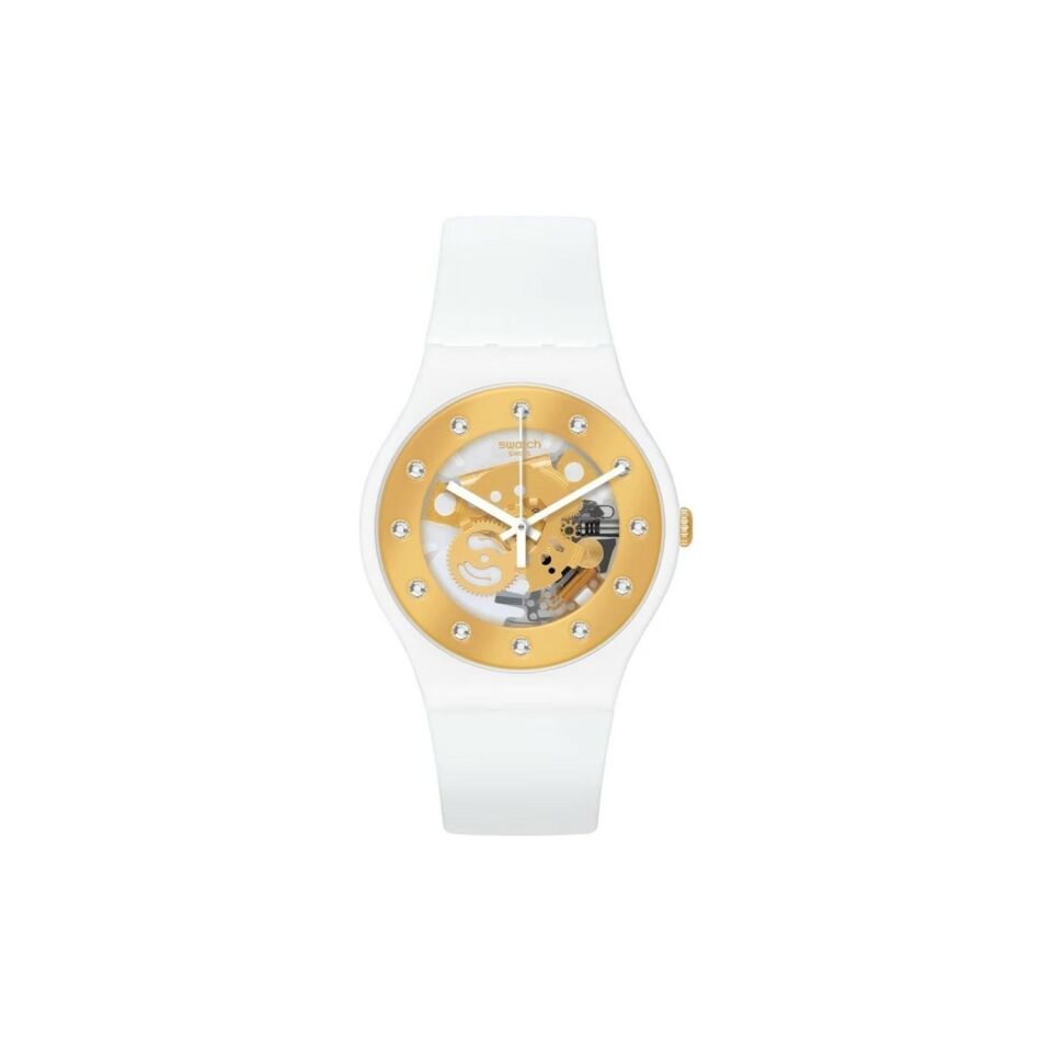 Swatch So29W105-S14 Unisex Kol Saati