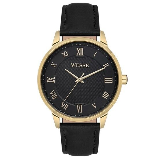 Wesse WWG208004 Quartz Deri Siyah 42 Mm Erkek Kol Saati