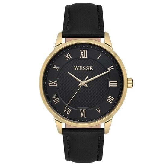 Wesse WWG208004 Quartz Deri Siyah 42 Mm Erkek Kol Saati