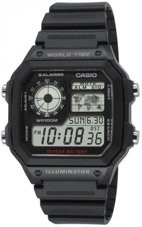 Casio AE-1200WH-1AVDF Digital Erkek Kol Saati