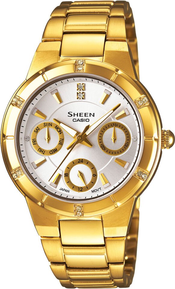 Casio She-3800Gd-7Adr Sheen Kadın Kol Saati
