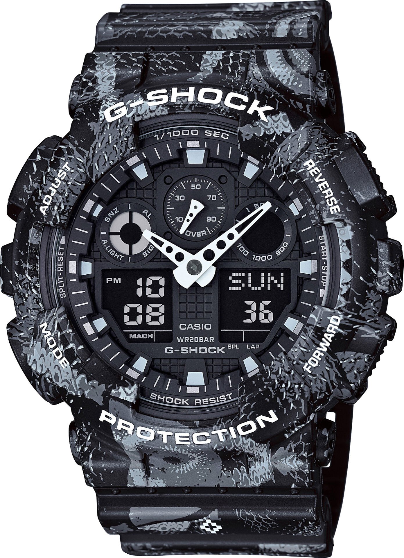 Casio Ga-100Mrb-1Adr G-Shock Erkek Kol Saati