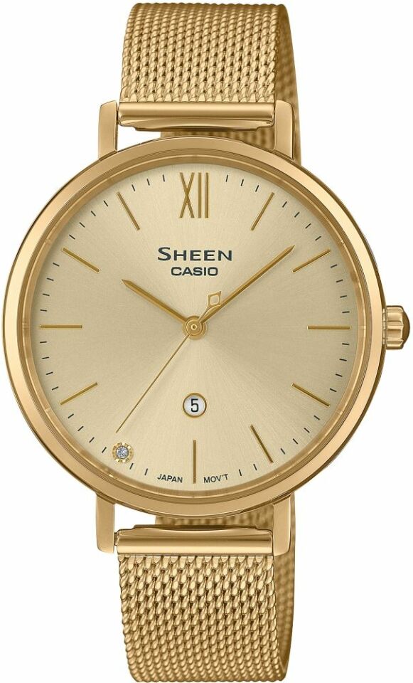 Casio She-4539Gm-9Audf Sheen Kadın Kol Saati
