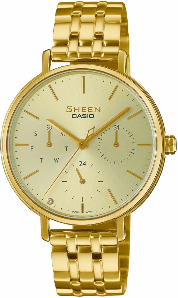 Casio She-4541G-9Audf Sheen Kadın Kol Saati