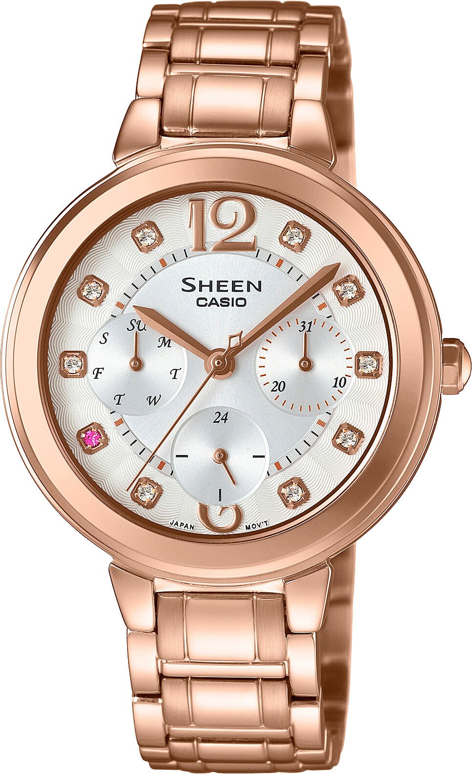 Casio She-3048Pg-7Audr Sheen Kadın Kol Saati