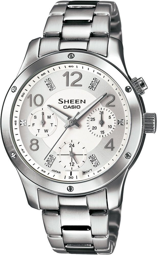 Casio She-3807D-7Audr Sheen Kadın Kol Saati