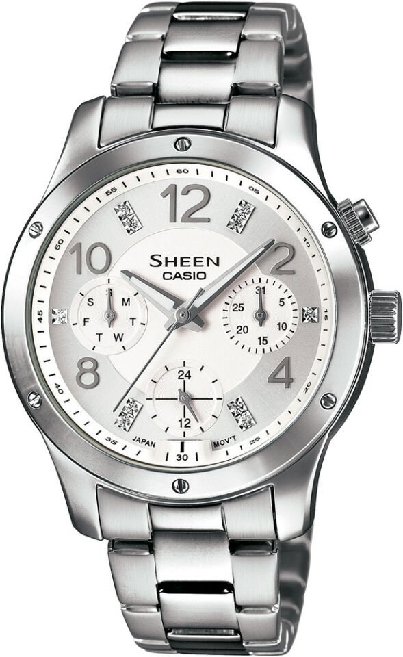 Casio She-3807D-7Audr Sheen Kadın Kol Saati