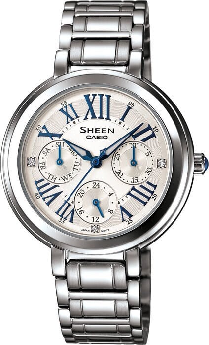Casio She-3034D-7Audr Sheen Kadın Kol Saati