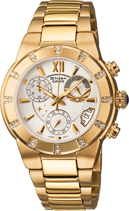 Casio Shn-5502Gd-7Adr Sheen Kadın Kol Saati
