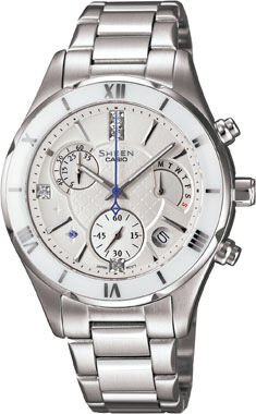 Casio She-5517D-7Adr Sheen Kadın Kol Saati