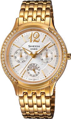 Casio She-3030Gd-7Audr Sheen Kadın Kol Saati